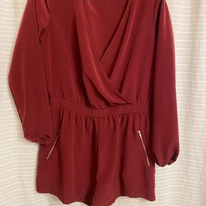 Red/maroon Romper size M